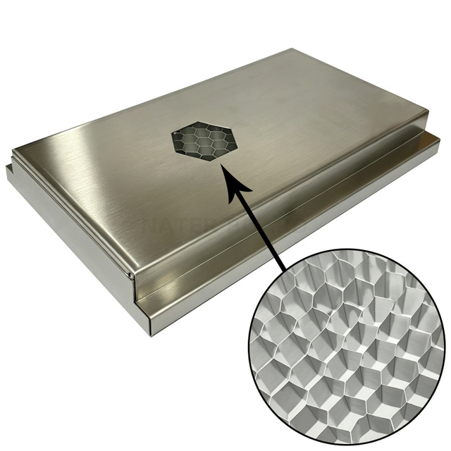 Durable 4X8ft Wood Color Custom Aluminum Honeycomb Core Panel Kitchen Toilet Cabinet Partition