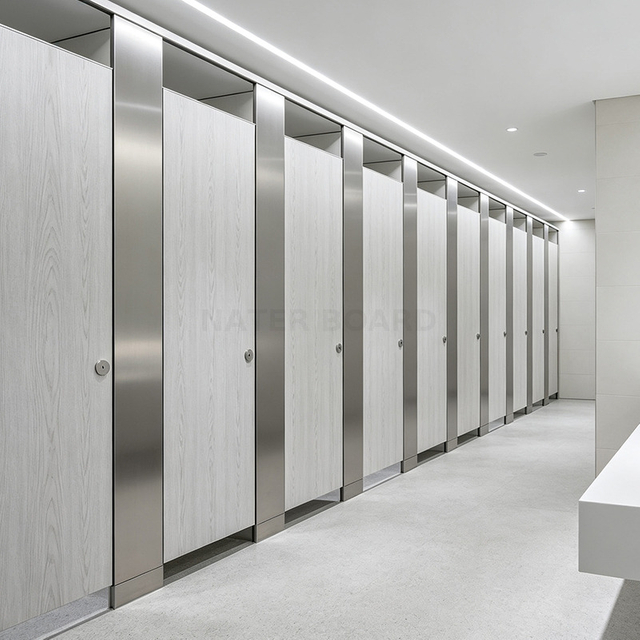 Custom Szie Metal Finishing Decoration Wall PVC Plastic Foam Board for Interior Toilet Partition